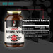 Gorilla Mind Beef Liver supplement facts panel showing serving size, ingredient information, and nutrition label.