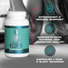 Gorilla Mind Sea Moss supplement bottle featuring Irish sea moss, bladderwrack, and burdock root for daily wellness and mineral support.