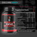 Back label of Gorilla Mind Smooth displaying Supplement Facts, ingredients, directions, and nutrition information.
