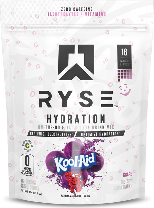 RYSE Hydration Electrolyte Powder Packets