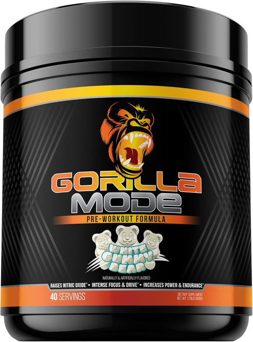 Gorilla Mind Gorilla Mode Pre-Workout | High-Stim Performance, Energy & Muscle Pump Formula