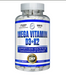 Hi-Tech Pharma Mega Vitamin D3 + K2 supplement bottle front label featuring Vitamin D3 and Vitamin K2 capsules for bone health, immune support, and daily wellness