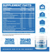 Axe and Sledge Hydraulic supplement facts nitric oxide pump formula Blue Rasperry
