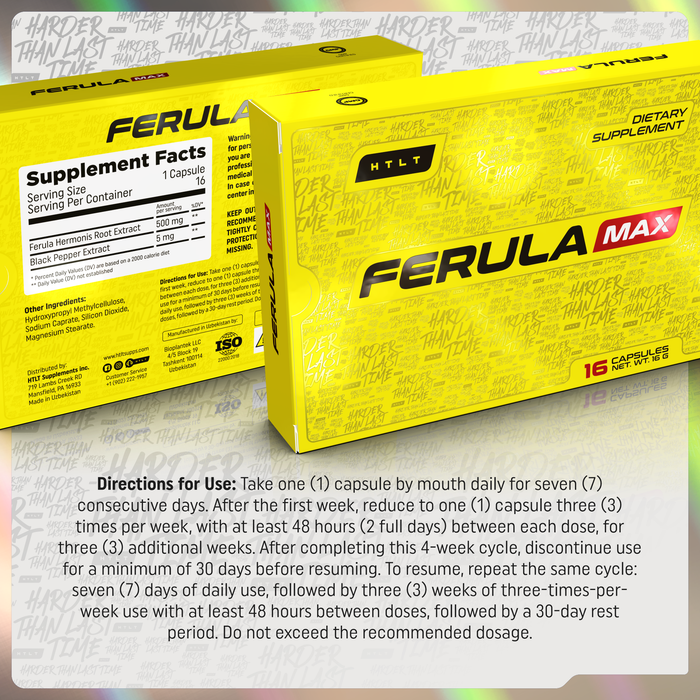 HTLT Ferula Max how to use