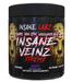 Insane Labz Insane Veinz Xtreme grape stim-free pump supplement container front label