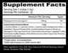 Insane Labz Insane Veinz Xtreme supplement facts nitric oxide pump formula panel