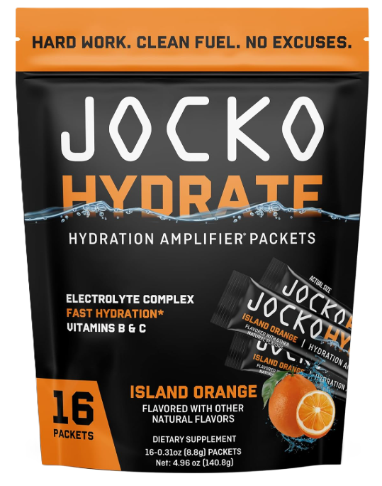 Jocko Fuel Hydrate Island Orange Electrolyte Drink Mix – TigerFitness.com