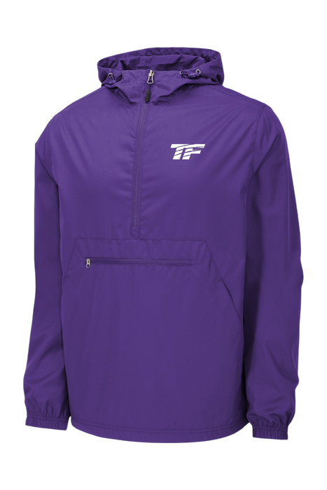 TF Scratch Packable Anorak Purple / White