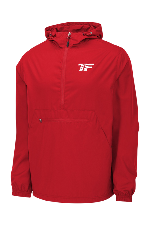 TF Scratch Packable Anorak True Red / White