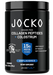 Jocko Fuel Collagen & Colostrum unflavored collagen peptide powder with bovine colostrum, 30 servings, front label.
