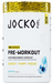 Jocko Fuel Pro Series Pre-Workout Blue Ice flavored pre-workout powder front label with advanced performance formula.