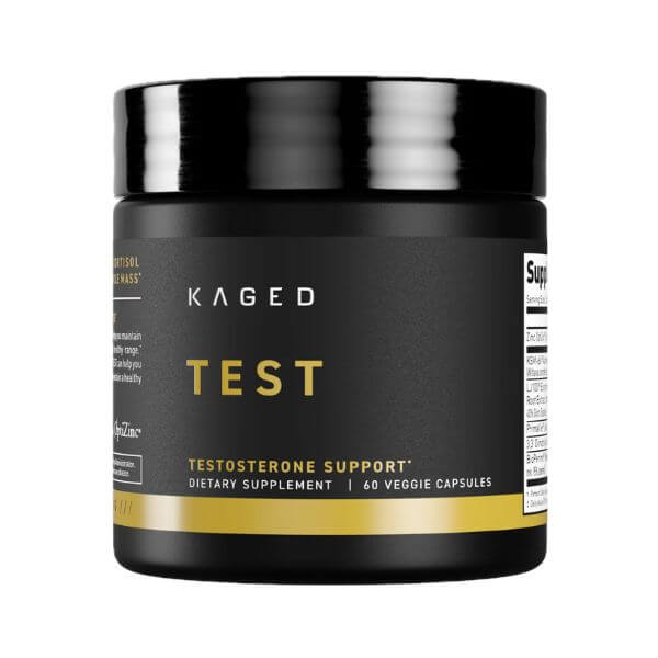 KAGED TEST Ferodrox | Natural Testosterone Support | 60 Capsules