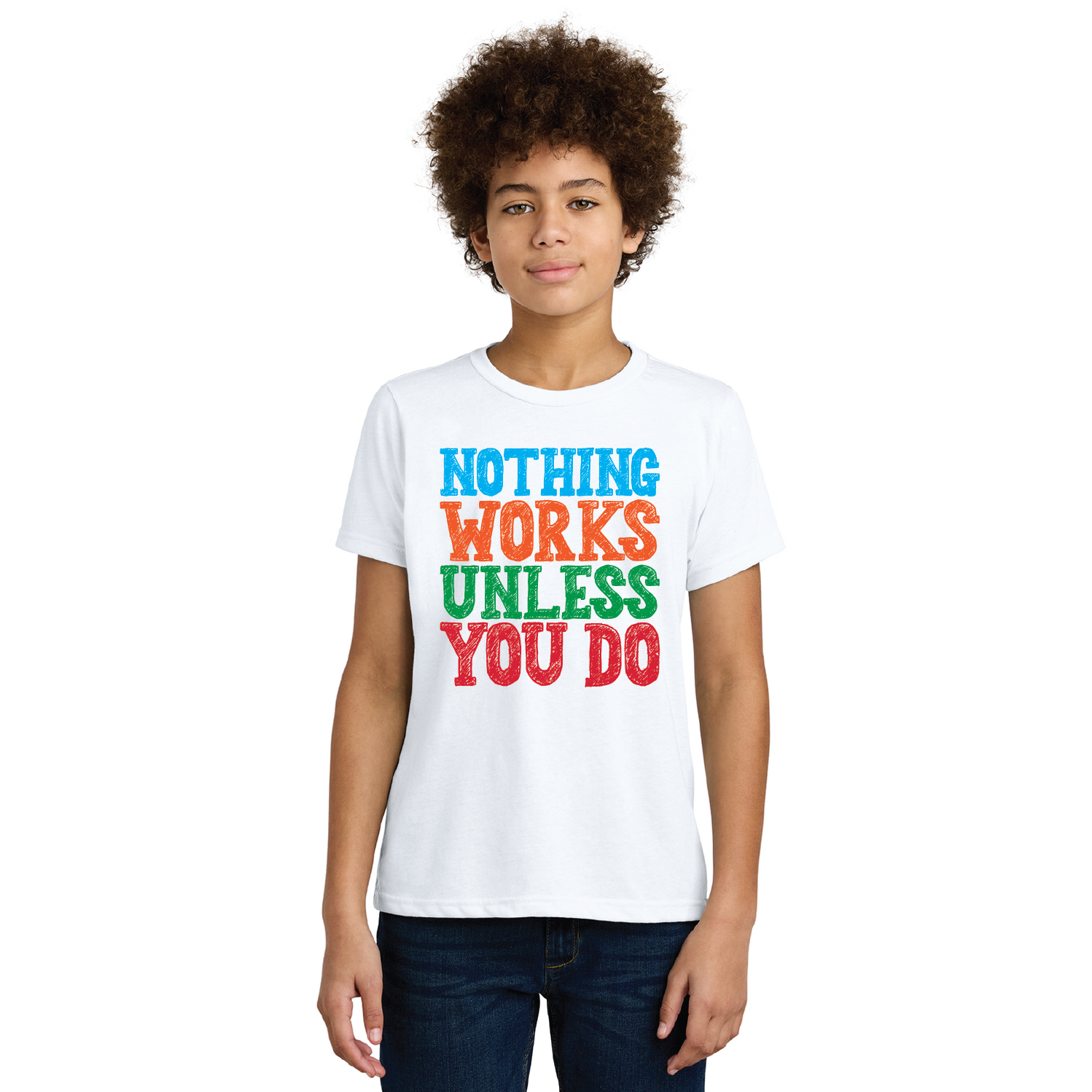 Tiger Fitness NWUYD Chalk T-Shirt | Gym Graphic Tee
