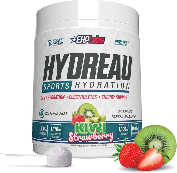 EHPlabs Hydreau Electrolyte Hydration Powder Kiwi Strawberry | Performance & Recovery Support | TigerFitness.com
