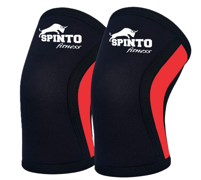 SPINTO FITNESS 7mm Knee Sleeves
