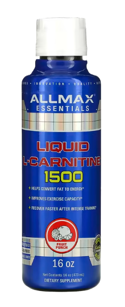 Allmax L-Carnitine 1500 Fruit Punch Bottle  Fat Metabolism & Energy Support | TigerFitness