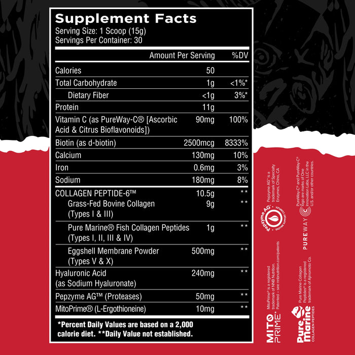 Unmatched Collagen Peptide-6 | Longevity Formula