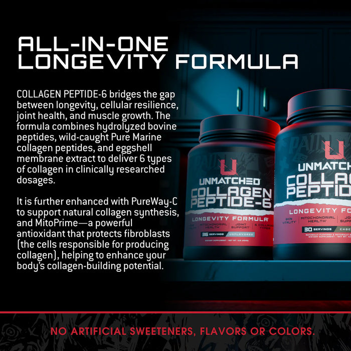 Unmatched Collagen Peptide-6 | Longevity Formula