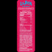 La Jefa Energy Drink Monarch Raspberry nutrition facts panel