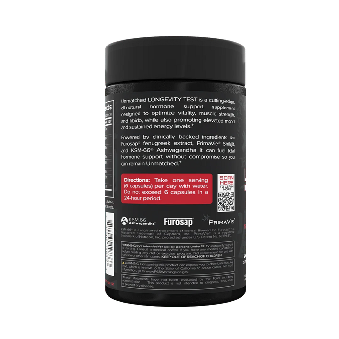 Unmatched Longevity Test | Testosterone Support