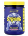 MHP Strong AF pre workout raspberry lemonade supplement container front label 