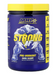 MHP Strong AF pre workout Sour Candy supplement container front label