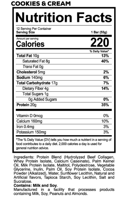 MRE Protein Bars