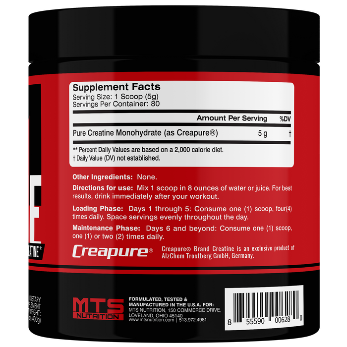 Creatine Powder (Creapure®) Pure German Creatine