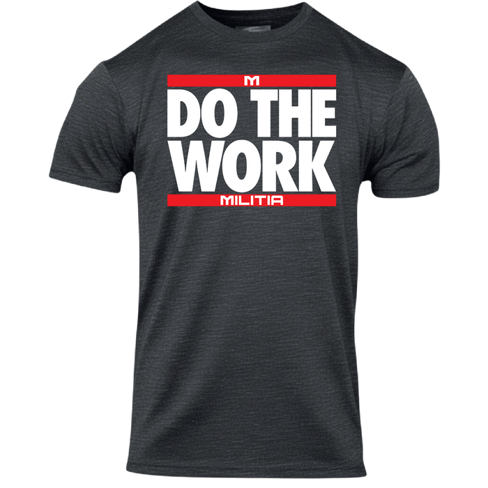 MTS Do The Work Militia T-Shirt in Charcoal