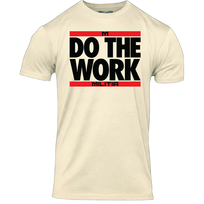 MTS Do The Work Militia T-Shirt in Cream