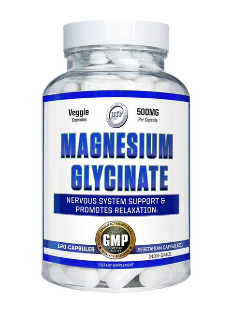 Hi-Tech Pharma Magnesium Glycinate 120 Capsules - Tiger Fitness