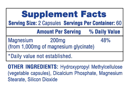 Hi-Tech Pharmaceuticals Magnesium Glycinate | Relaxation, Sleep & Muscle Support