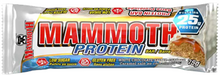 Mammoth Protein Bar White Chocolate Salted Caramel single protein bar featuring smooth white chocolate with sweet and salty caramel flavor.
