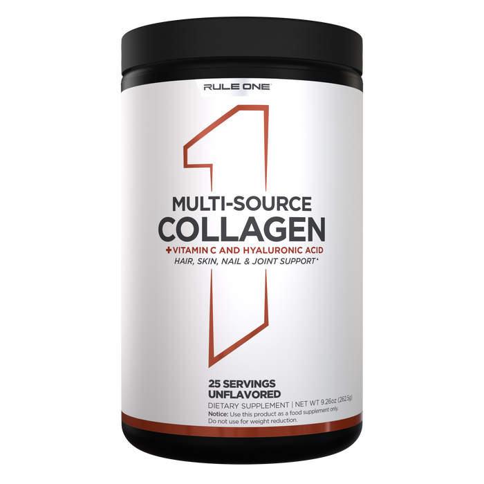 Rule 1 Multi-Source Collagen unflavored, 25 serving container