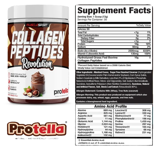 MuscleSport Collagen Peptides Café Series