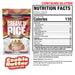 MuscleSport Cream'd Rice Gourmet Cookie Butter Cheesecake supplement facts, ingredients, and directions panel