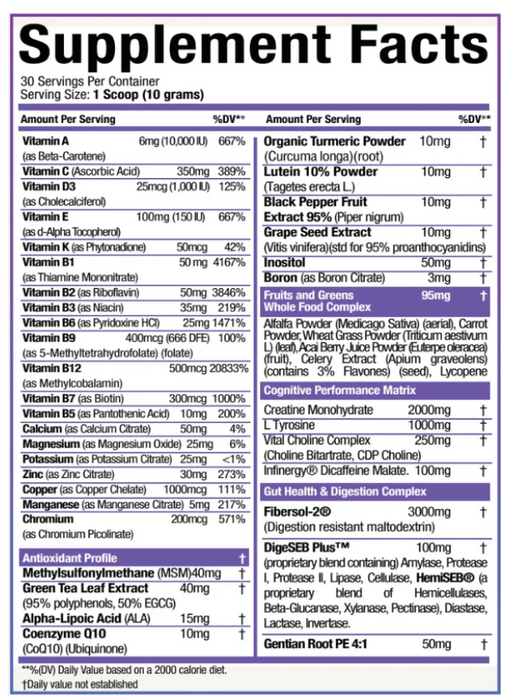 MuscleSport Synergy Multi Powder