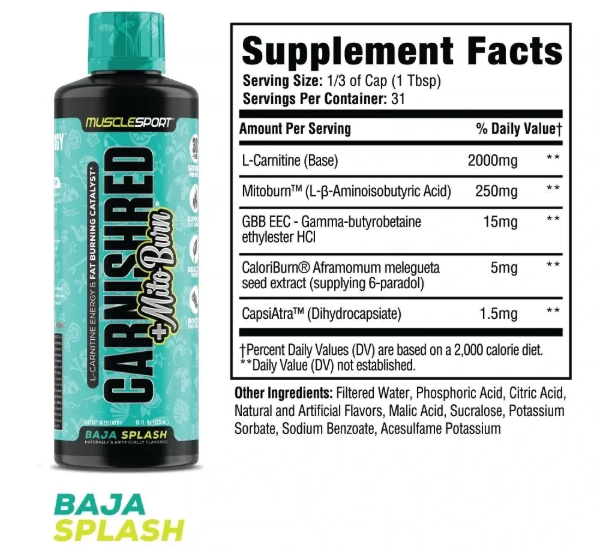 Musclesport CarniShred™ + Mitoburn®