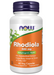 NOW Foods Rhodiola 500 mg adaptogenic herb supplement bottle 60 veg capsules stress and energy support