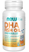 NOW Kids DHA Fish Oil Chewables 100 mg bottle front label
