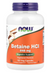 NOW Foods Betaine HCl 648 mg digestive support supplement bottle front label 120 veg capsules
