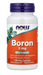 NOW Foods Boron 3 mg 100 veg capsules bottle front label