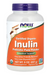 NOW Foods Certified Organic Inulin Prebiotic Pure Powder organic prebiotic fiber supplement 8 oz 227 g container