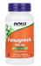 NOW Foods Fenugreek 500 mg 100 vegetarian capsules bottle front label 
