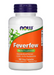 NOW Foods Feverfew 100 Veg Capsules bottle front label showing 90 mg feverfew extract standardized to 0.2% parthenolide