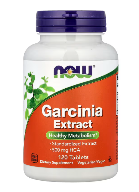 NOW Foods Garcinia Extract 1,000 mg, 120 tablets, supports healthy metabolism and weight management goals