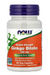 NOW Foods Ginkgo Biloba 120 mg double strength with Eleuthero Root bottle front label 50 veg capsules