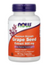 NOW Foods Grape Seed Extract 500 mg veg capsules bottle front label