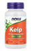NOW Supplements Kelp 150 mcg natural iodine tablets, super green sea vegetable supplement, 200 tablets