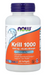 NOW Foods Krill 1000 softgels bottle front label showing 1000 mg Antarctic krill oil omega-3 supplement